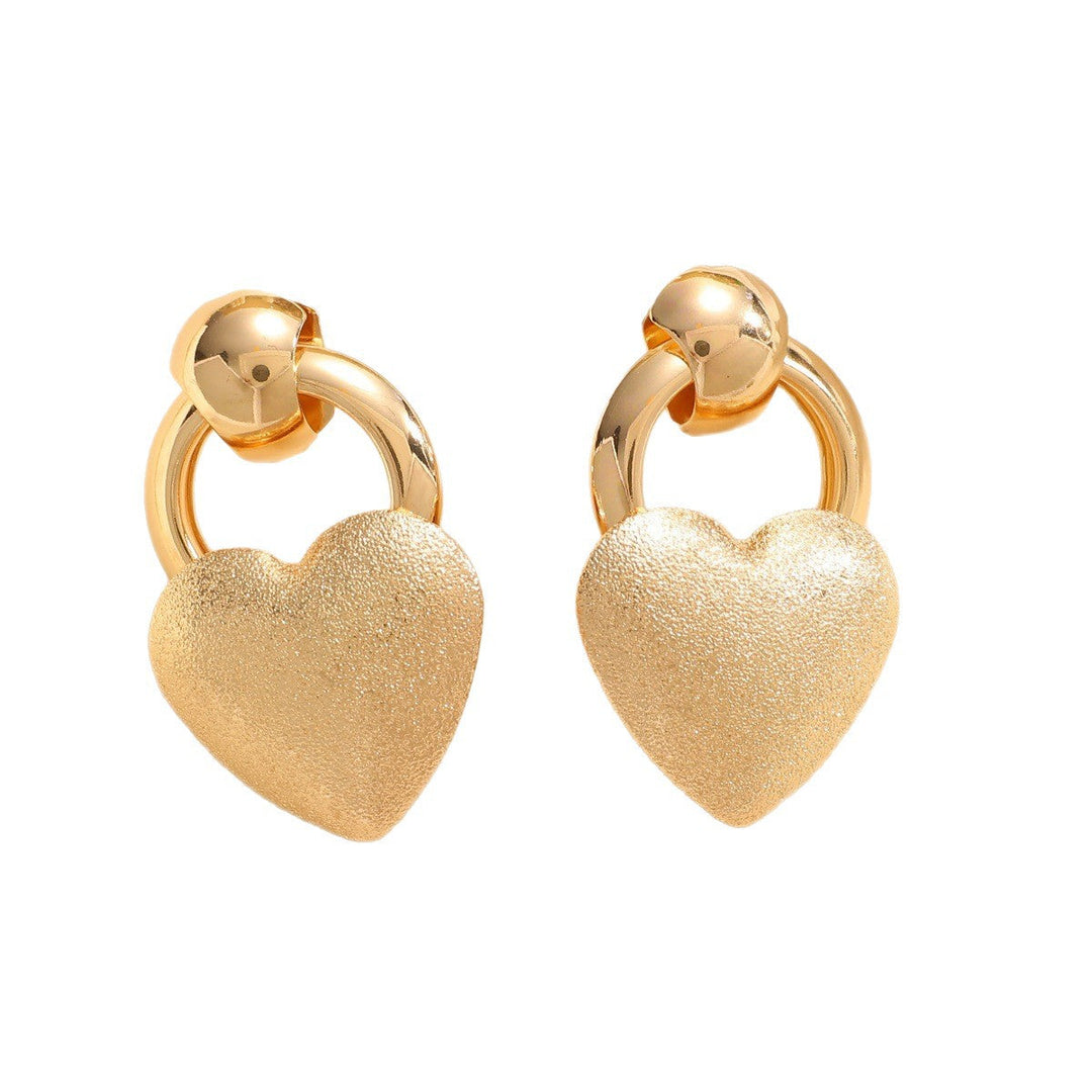 Ladies earrings in elegant heart design Land Girl