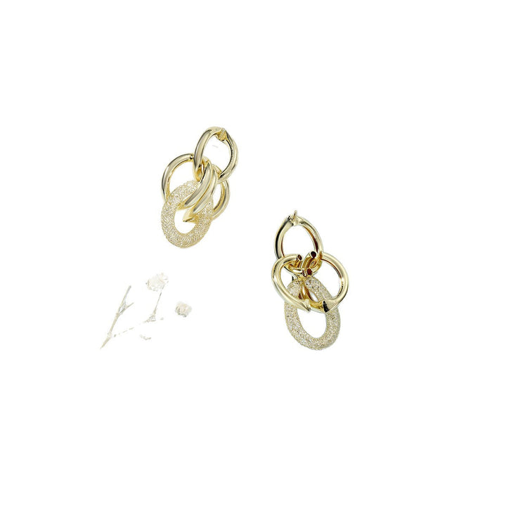 Women's Hanging Earrings with Luxurious, Sculptural Design Land Girl