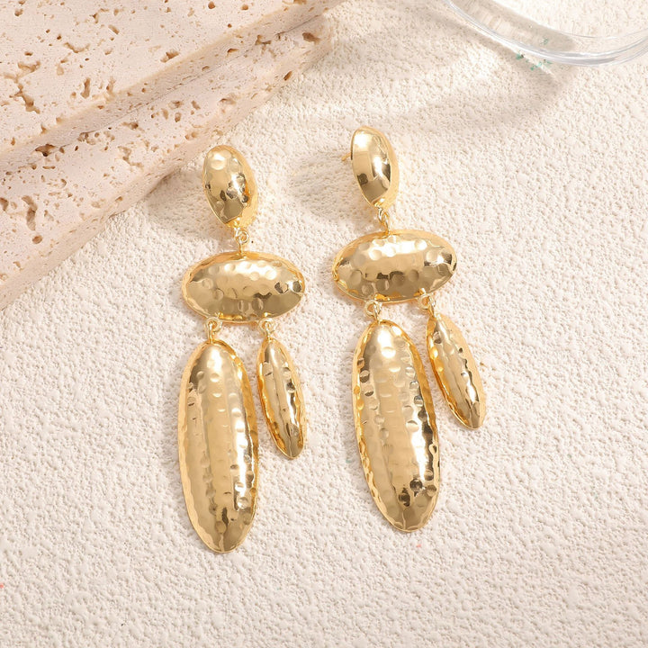 Women Hanging Earrings with artistic, three-dimensional design Land Girl