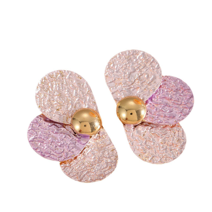 Women's ear clips in elaborate floral pattern Land Girl