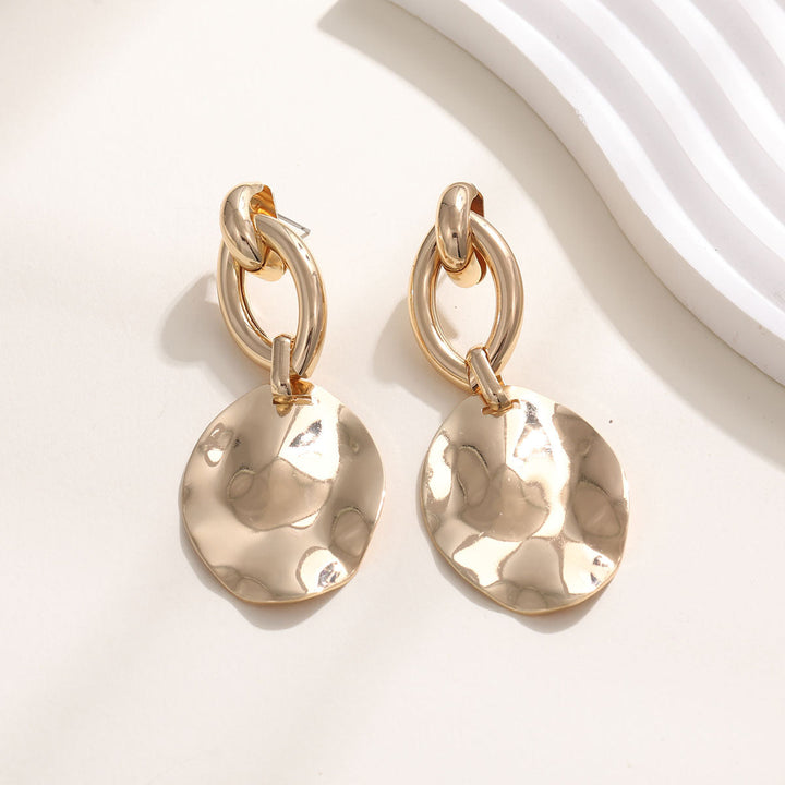 Women's Elegant Statement Earrings with Leaf Design Land Girl