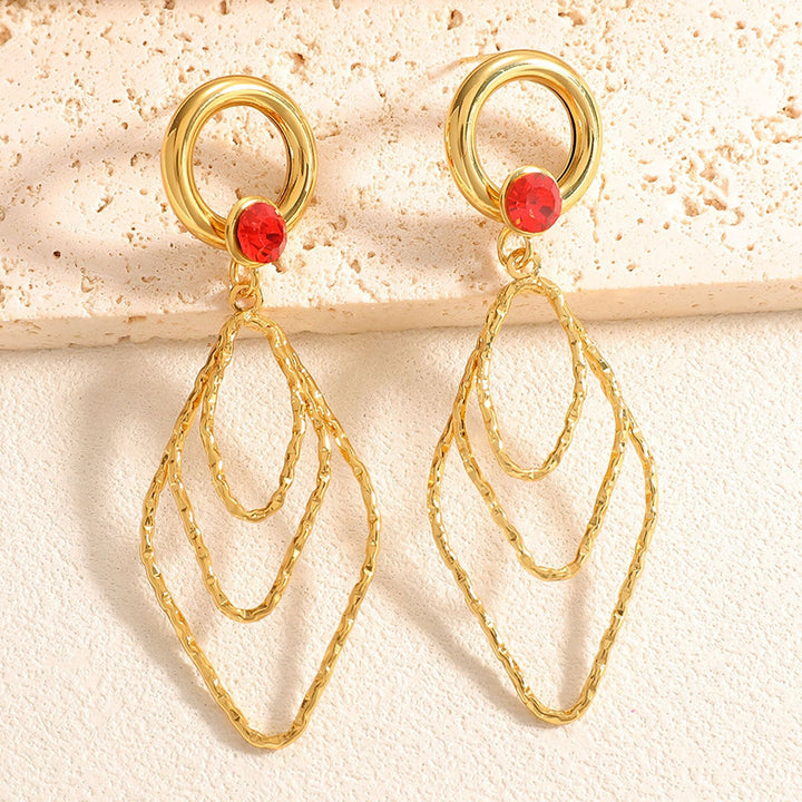 Women's earrings with elegant, shimmering design Land Girl