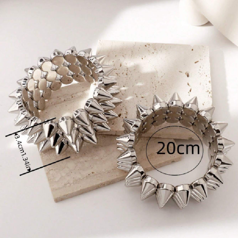 Women's bracelet with spikes Land Girl