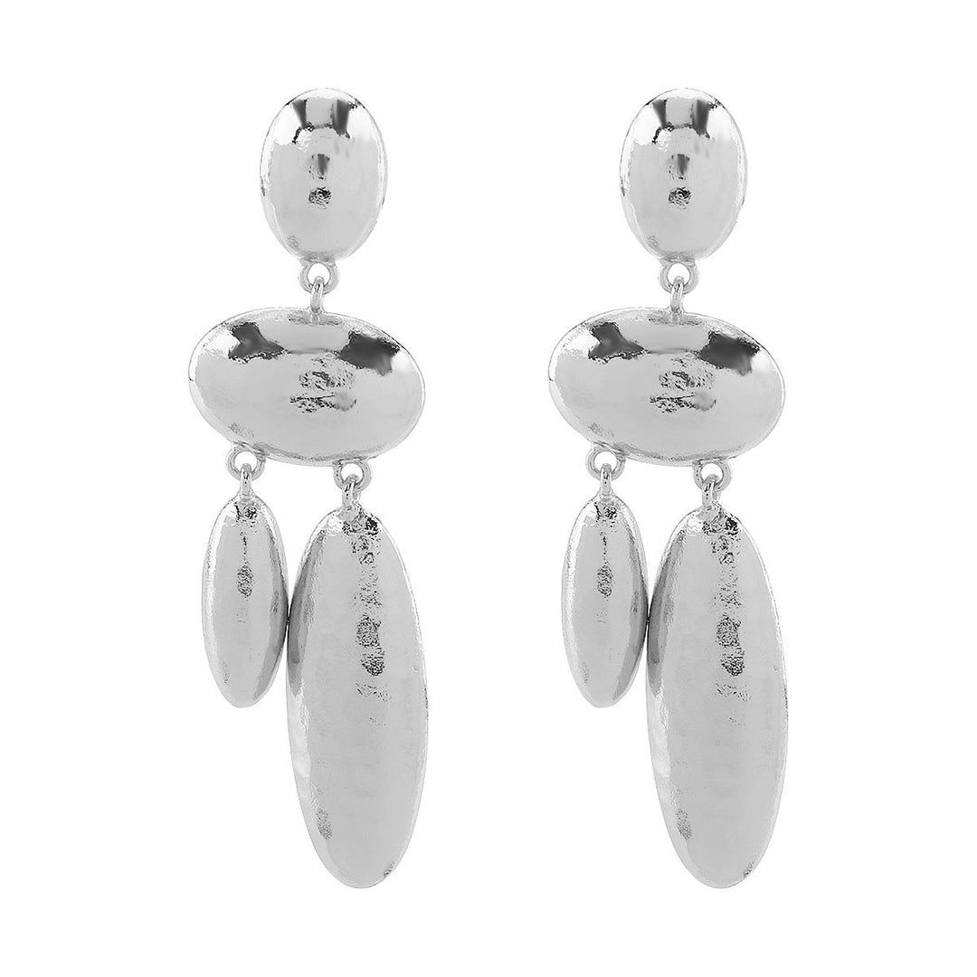 Women Hanging Earrings with artistic, three-dimensional design Land Girl