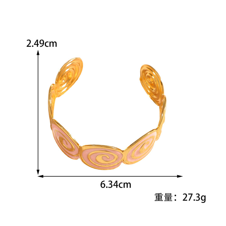 Women's cuff with elegant spiral design Land Girl