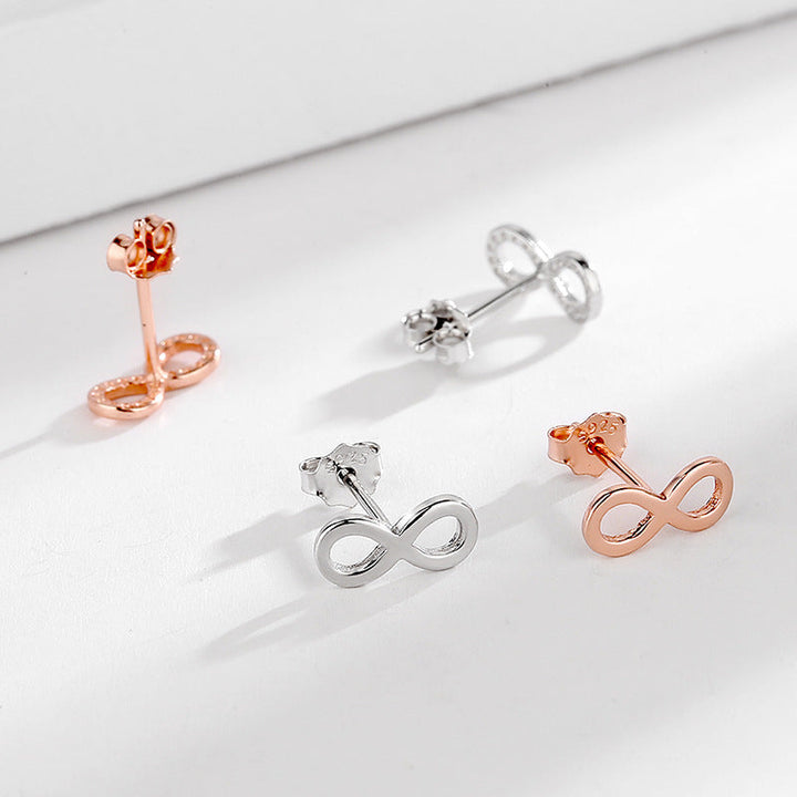 Ladies earrings in infinity design made of high-quality material Land Girl