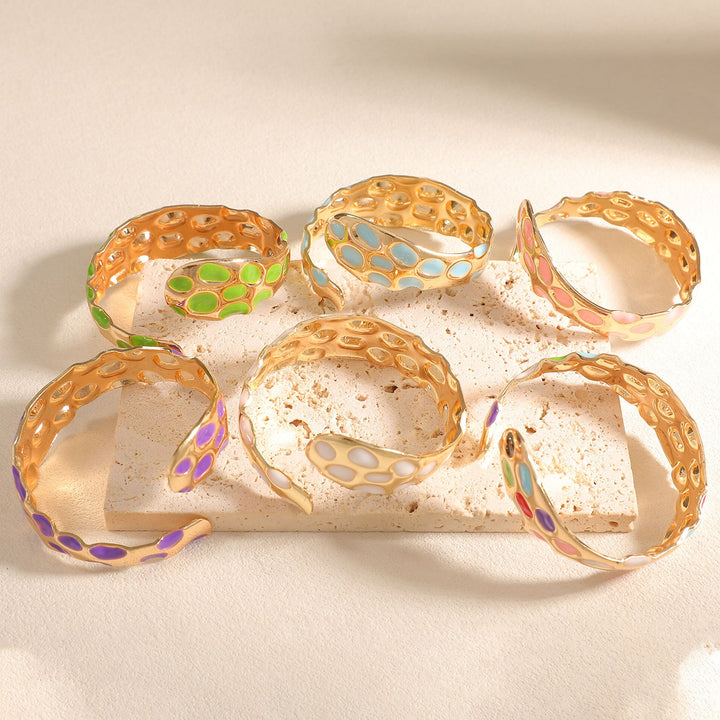 Ladies Open Bangle in Elegant Snake Design Land Girl