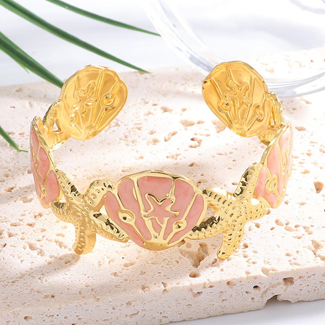 Ladies Elegant Wave-Shaped Bracelets Land Girl