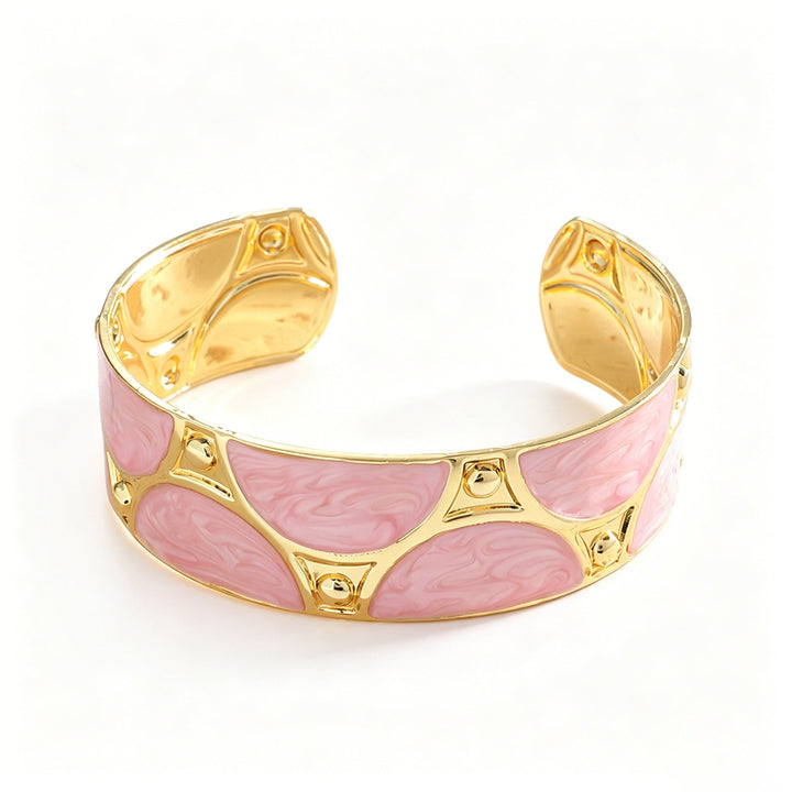 Women's cuff bracelet with artistic design Land Girl