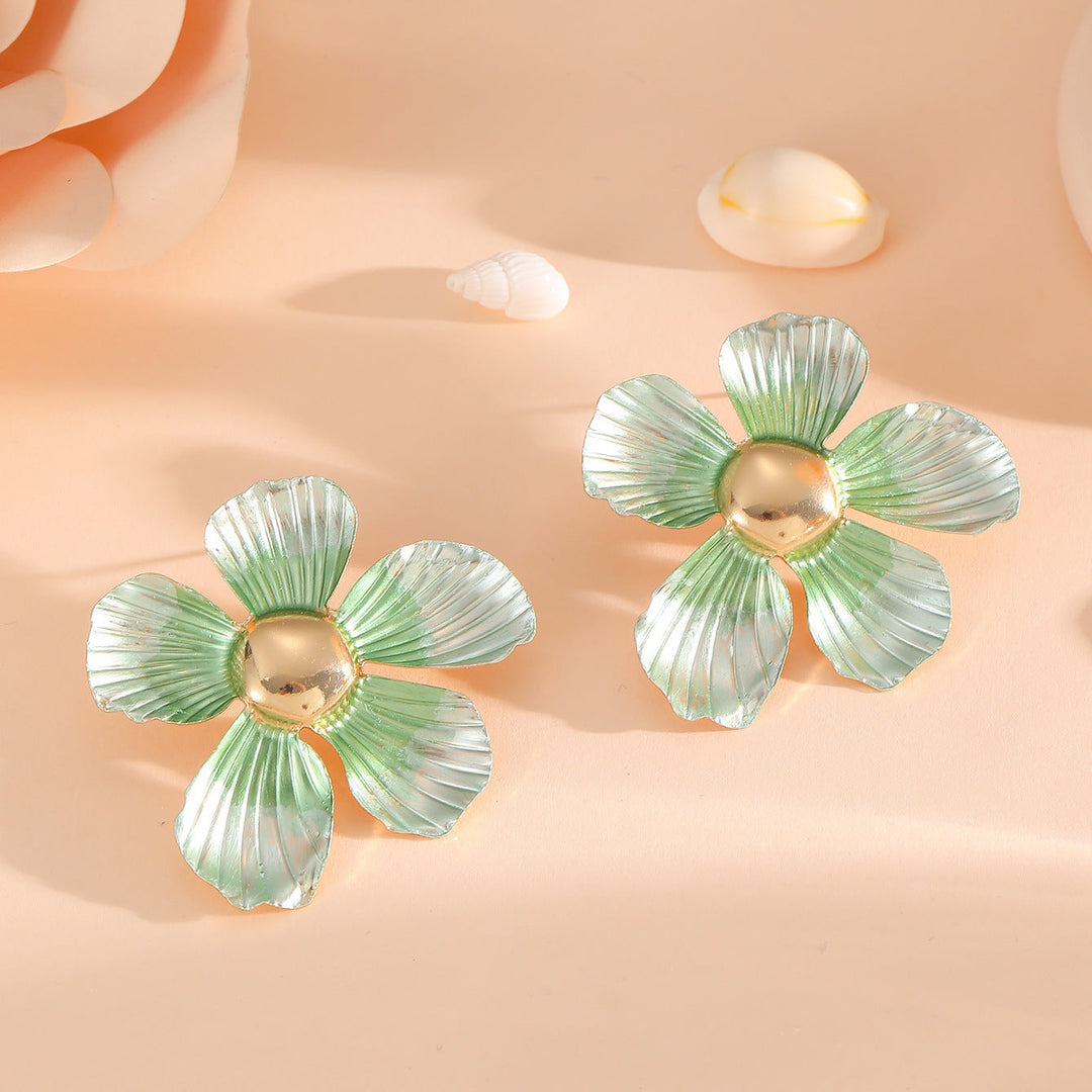 Women's Hair Clips in Artistic Flower Motif Land Girl