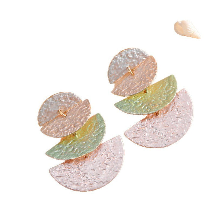 Women's Hanging Earrings in Elegant, Layered Design Land Girl