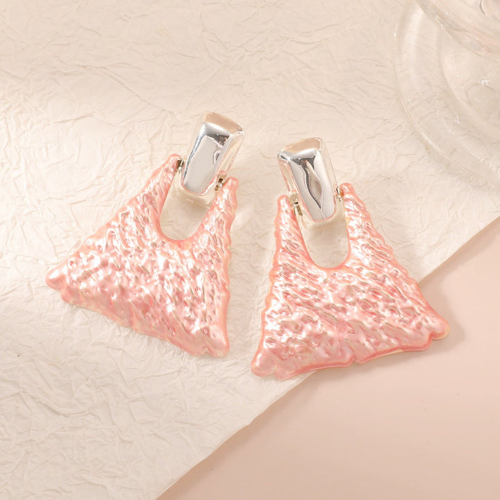 Women's earrings in artistic design Land Girl
