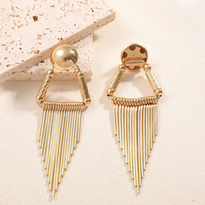 Ladies Hanging Earrings in Artistic Flower Design Land Girl