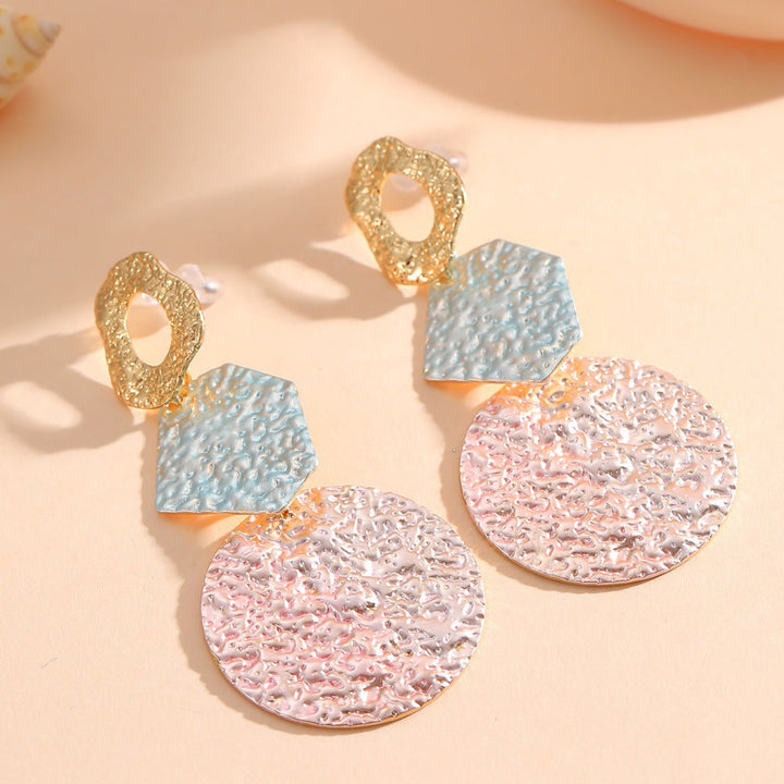 Women's Hanging Earrings with Modern Geometric Design Land Girl