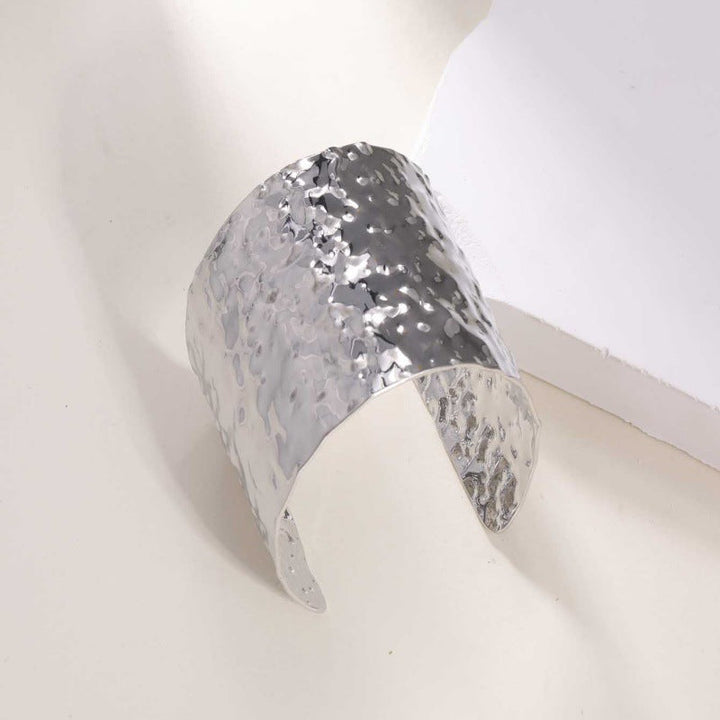 Women's Open Bangle with Elegant Wave Design Land Girl
