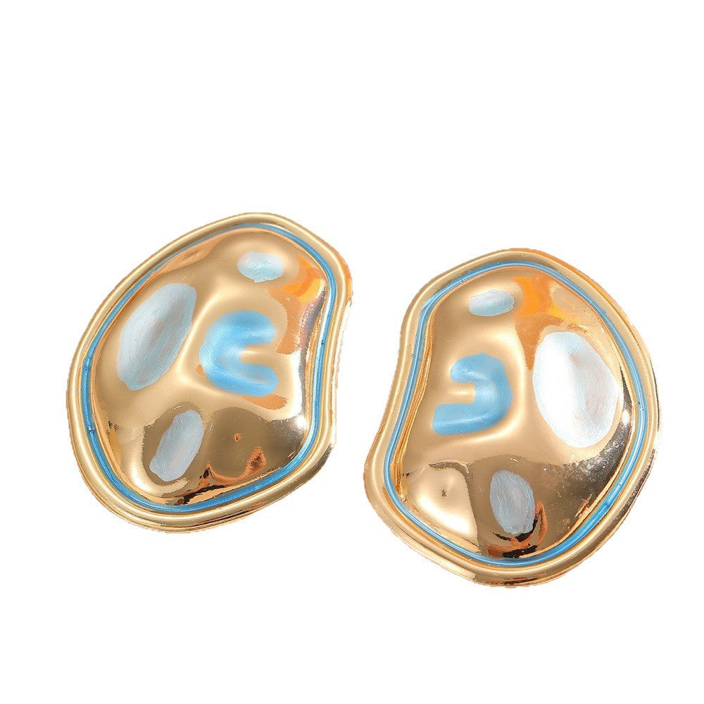 Ladies Hanging Earrings in a modern, organic design Land Girl