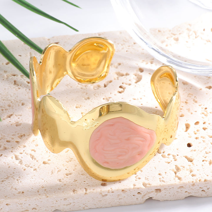 Ladies Open Bangle with Artistic, Curved Design Land Girl