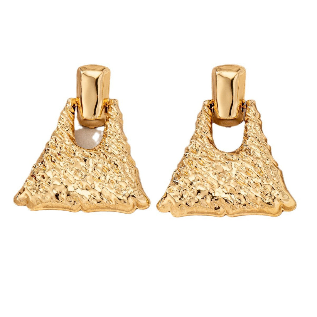 Women's earrings in artistic design Land Girl