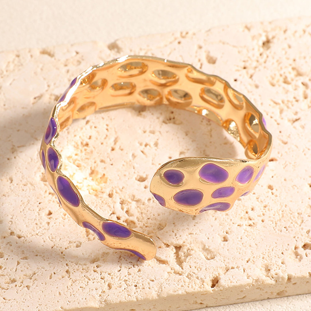 Ladies Open Bangle in Elegant Snake Design Land Girl