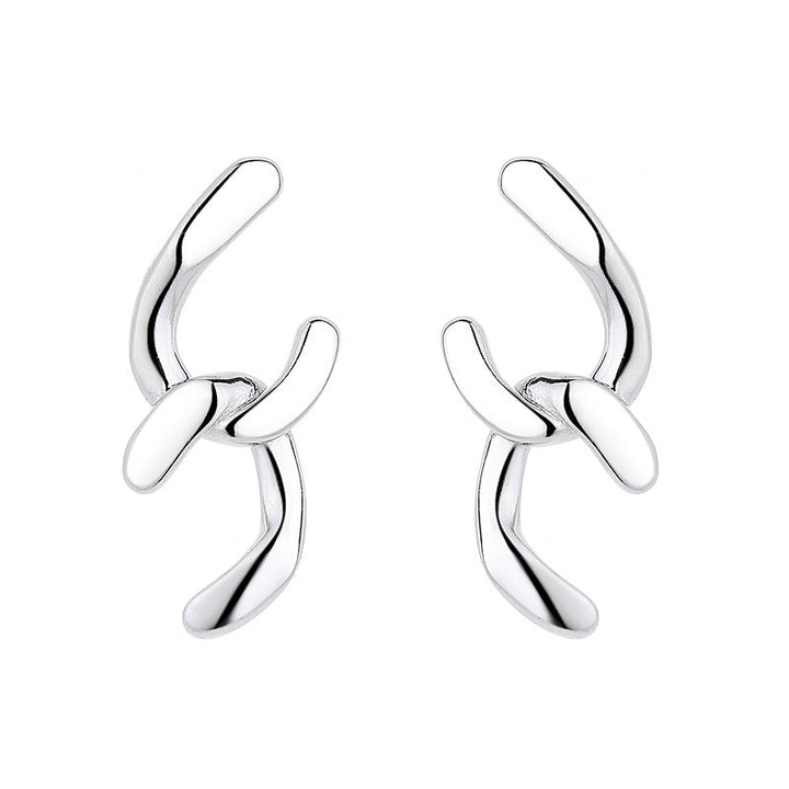 Women's earrings with sparkling circle pendant Land Girl