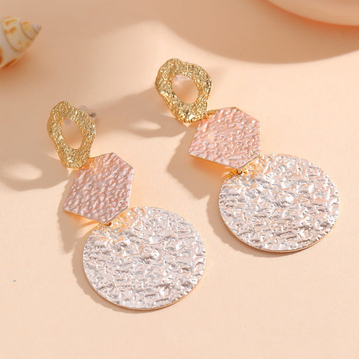 Women's Hanging Earrings with Modern Geometric Design Land Girl