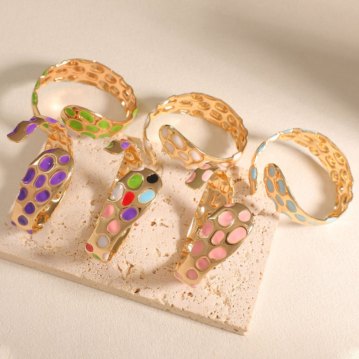 Ladies Open Bangle in Elegant Snake Design Land Girl
