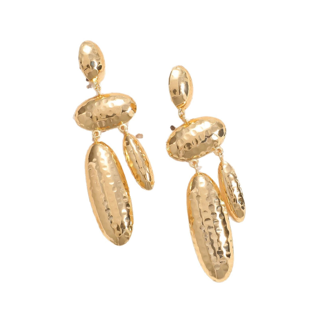 Women Hanging Earrings with artistic, three-dimensional design Land Girl