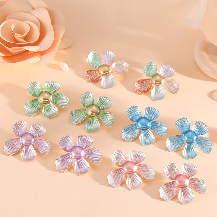 Women's Hair Clips in Artistic Flower Motif Land Girl