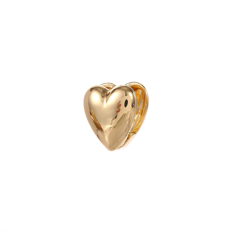 Women's heart-shaped ear clips Land Girl