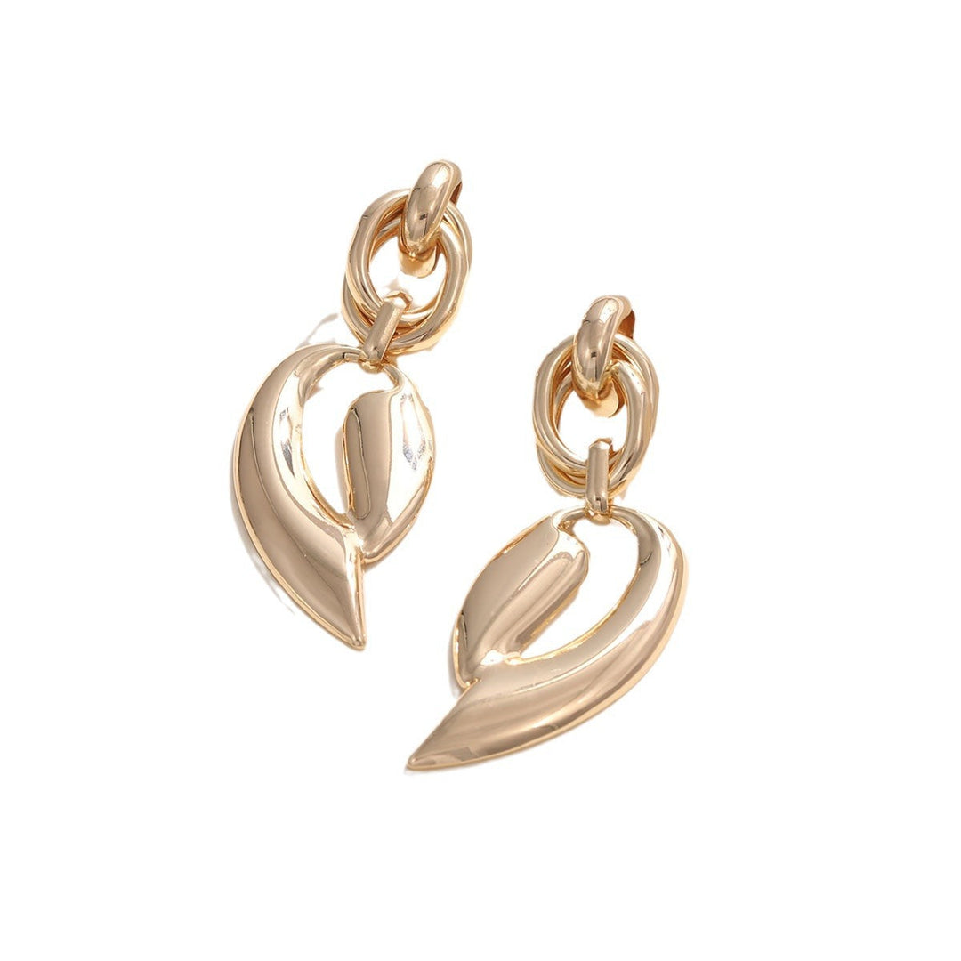 Women's Elegant Statement Earrings with Leaf Design Land Girl