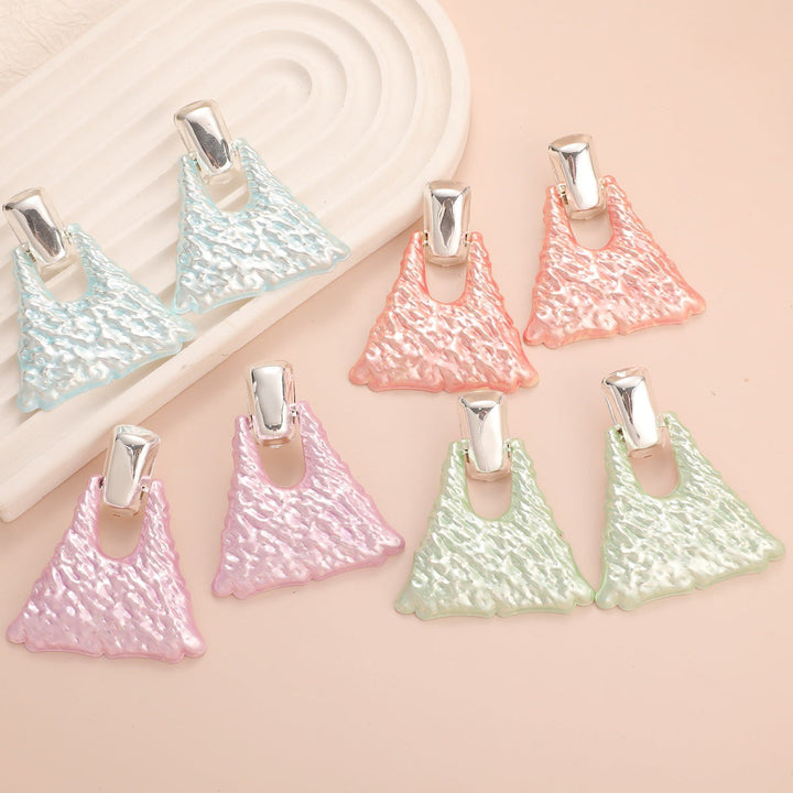 Women's earrings in artistic design Land Girl