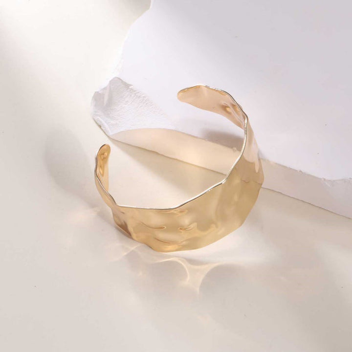 Ladies Open Cuff Bracelet with Artistic, Organic Design Land Girl