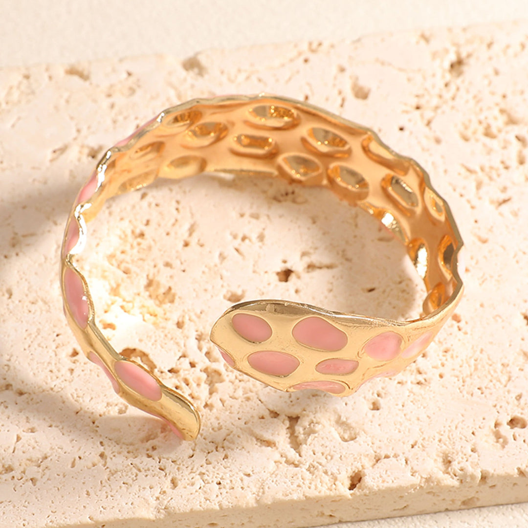 Ladies Open Bangle in Elegant Snake Design Land Girl
