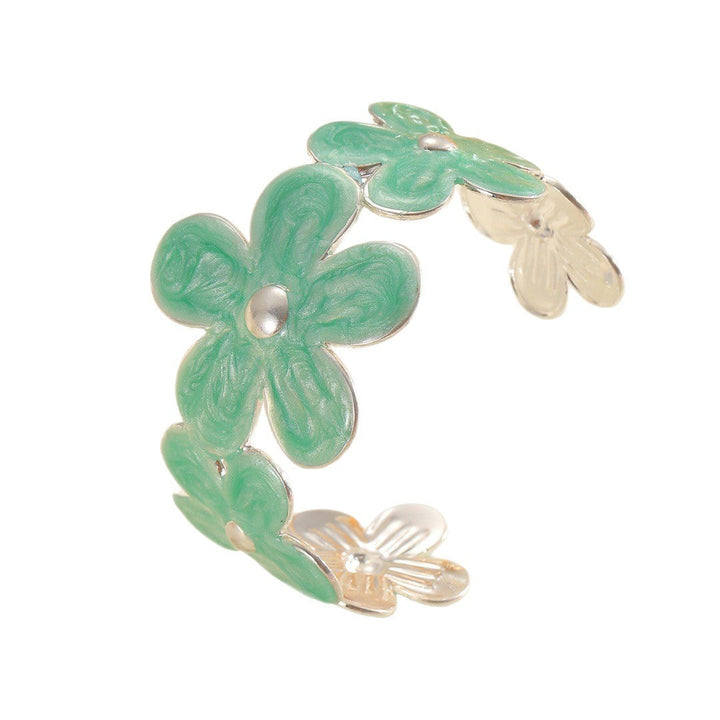 Women's bracelet made of high-quality metal with floral design Land Girl