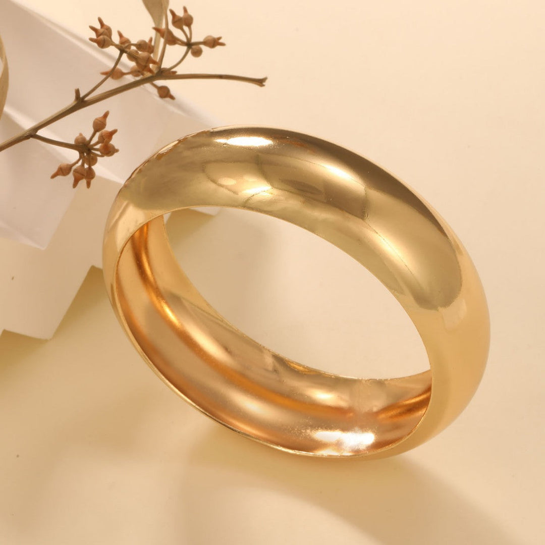 Women's Wide Gold Bracelet Land Girl