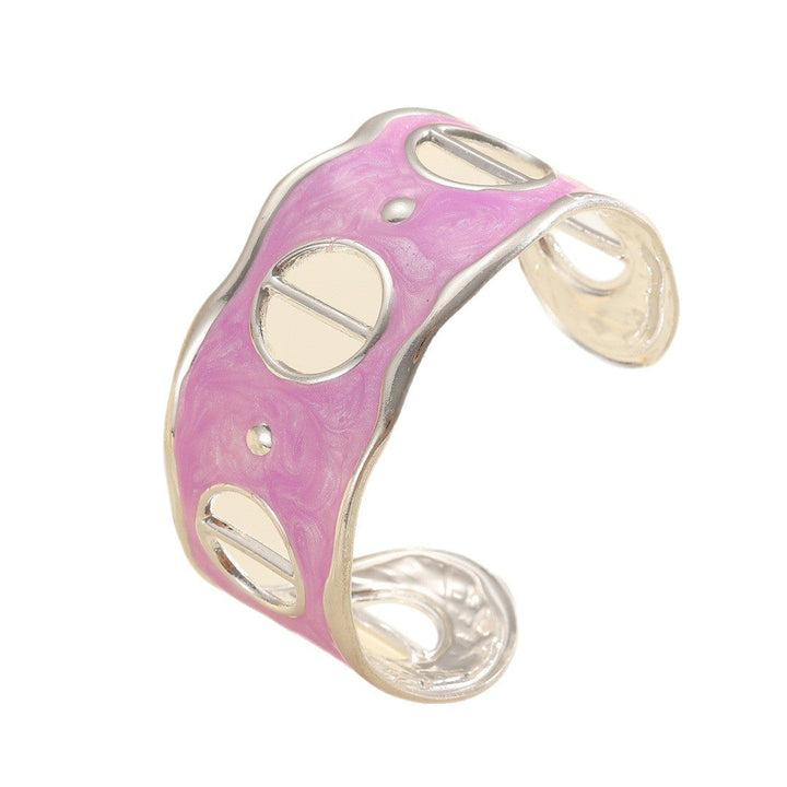 Women Open Bangle with Modern, Transparent Design Land Girl