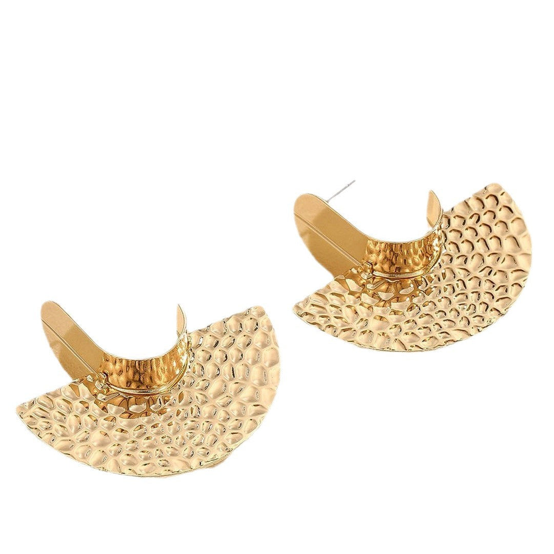 Women's Hanging Earrings with Artistic, Textured Design Land Girl