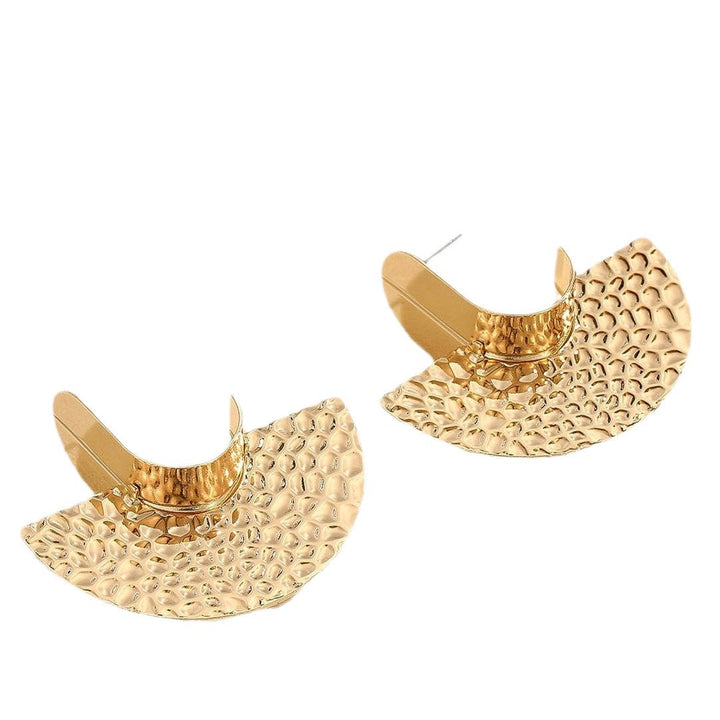 Women's Hanging Earrings with Artistic, Textured Design Land Girl