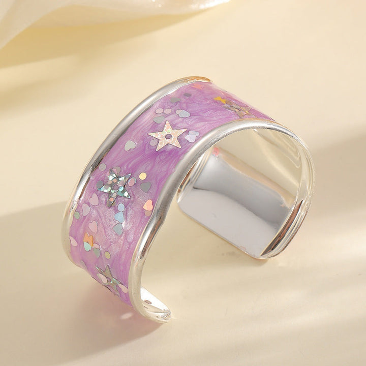 Women's bangle with sparkling star motif Land Girl