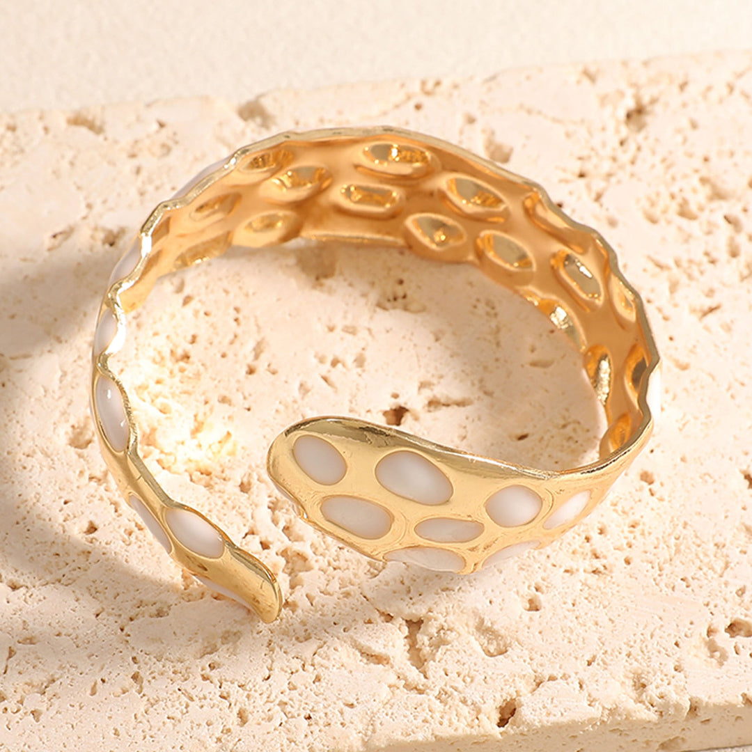Ladies Open Bangle in Elegant Snake Design Land Girl