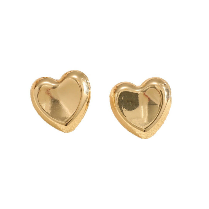 Women's Open Bangle with Elegant Heart Shape Land Girl