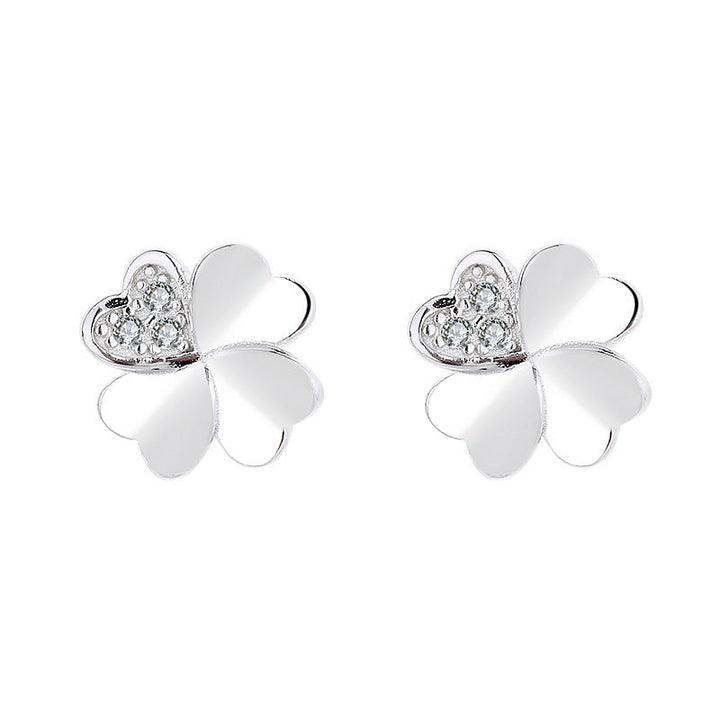 Ladies earrings in modern floral design Land Girl