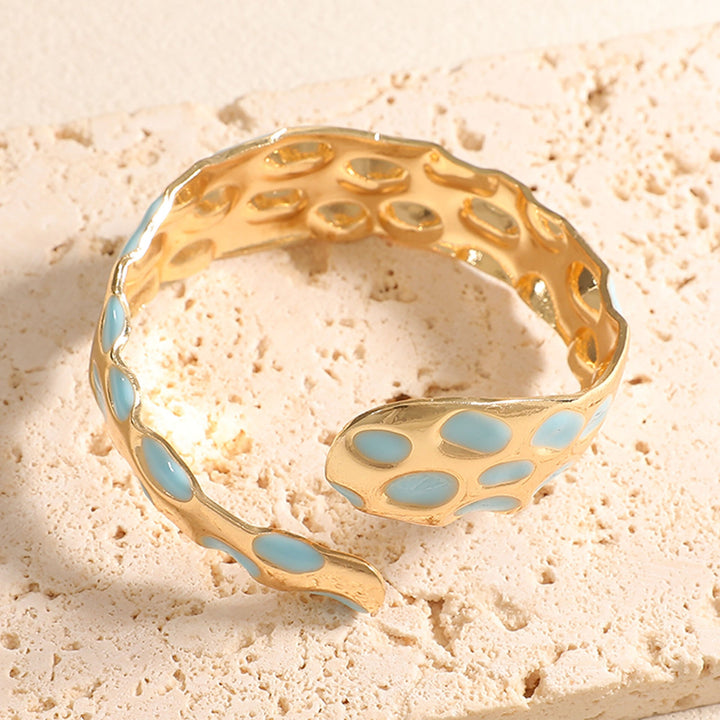 Ladies Open Bangle in Elegant Snake Design Land Girl