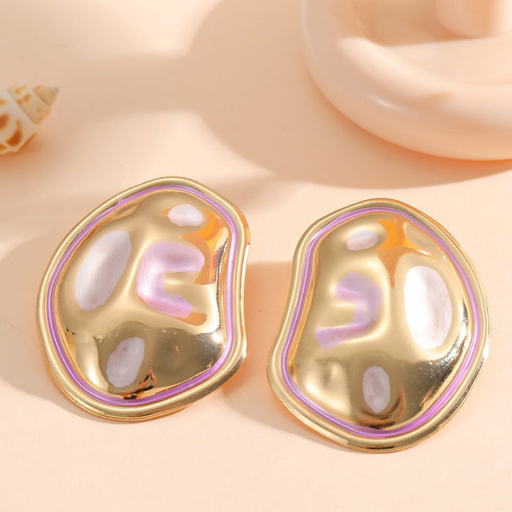 Ladies Hanging Earrings in a modern, organic design Land Girl