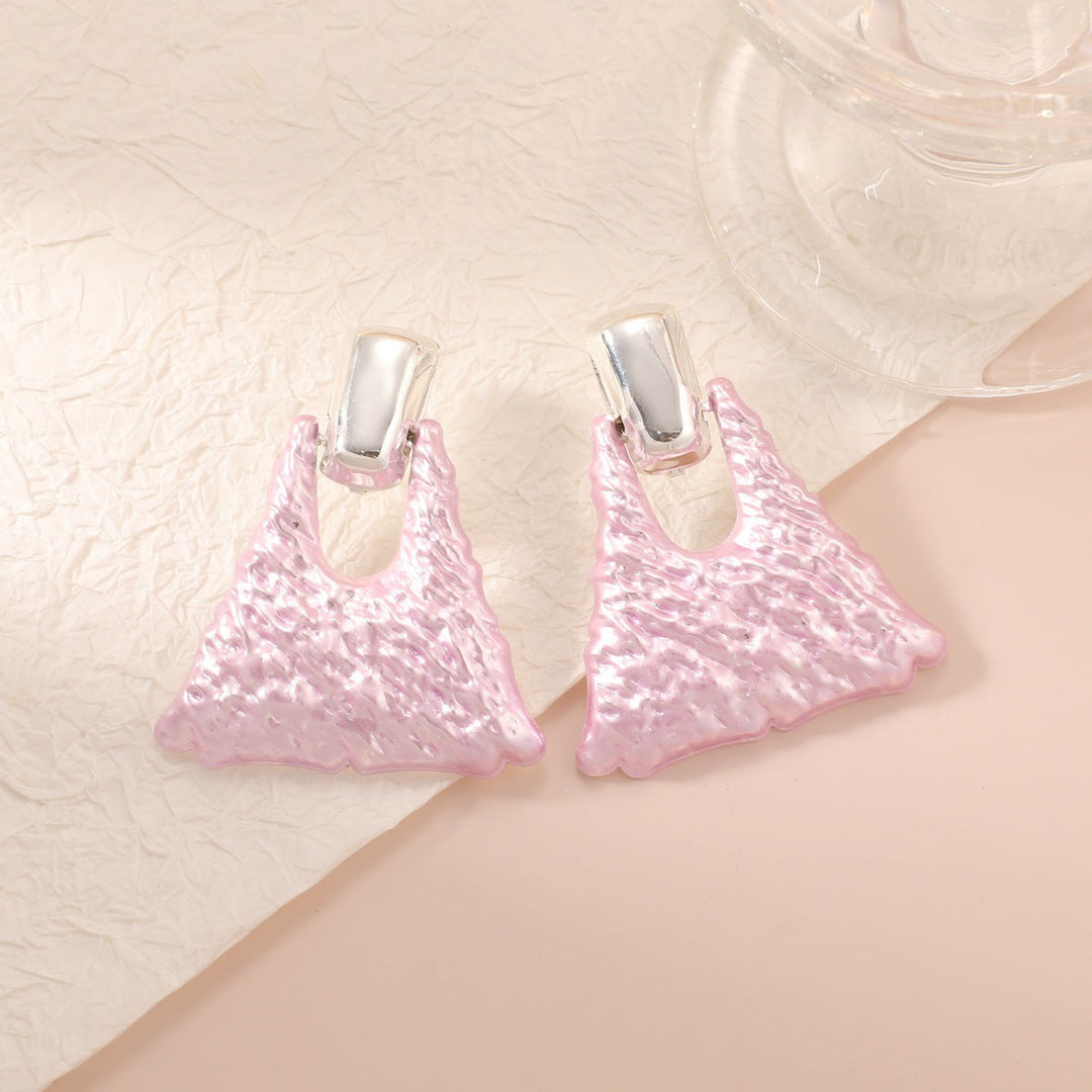 Women's earrings in artistic design Land Girl