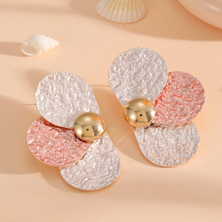 Women's ear clips in elaborate floral pattern Land Girl
