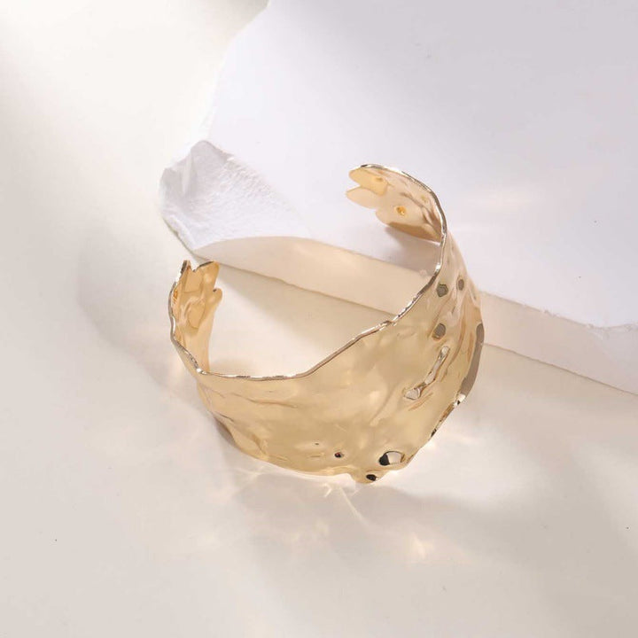 Ladies Open Cuff Bracelet with Artistic, Organic Design Land Girl