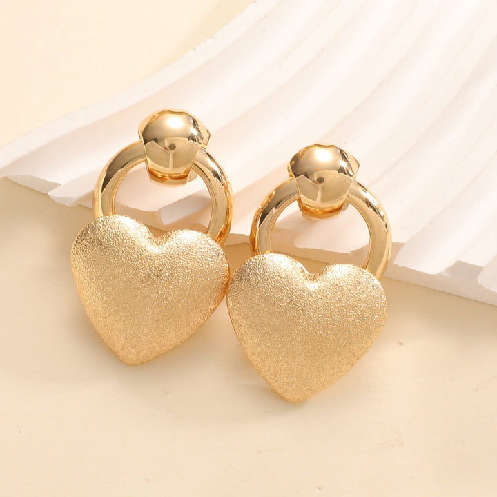 Ladies earrings in elegant heart design Land Girl