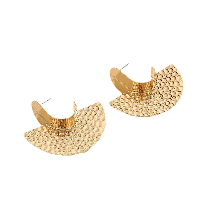 Women's Hanging Earrings with Artistic, Textured Design Land Girl