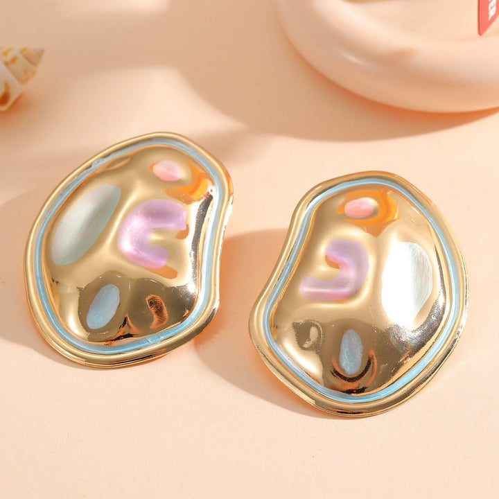 Ladies Hanging Earrings in a modern, organic design Land Girl